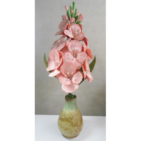 TDZ170 - 3D Salmon Gladiola